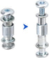 TOBWOLF Inline Skate Axle Spacer Screw Replacement - Aluminum Alloy Rollerblade Skate Wheel Bearing Spacer with Axle &