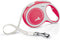 Flexi New Comfort Tape Retractable Dog Leash, Grey & Red, Large, 5m for Dogs up to 60kgs/132lbs