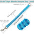 Short Dog Leash Extender, 18 in Bungee Shock Absorbing Nylon Leash for Medium Large Dogs Walking