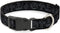 Dog Collar with Plastic Clip, Avatar The Last Airbender Bending Elements Icons, Black Gray 15-24 Inches