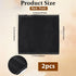 2Pcs 233x247mm GORGECRAFT Tall Camping Stool Cover Leisure Stool Fabric Cloth Portable Camp Chair Covers Black Foldable