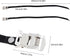 Tobefore 1pc Bike Pedal Clips Strap Anti-Slip Foot Pedal Universal Wheel Stabilizer Straps Spinning Cycling Shoe Toe