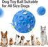 Dog Toy Ball for Aggressive Chewers, Interactive Durable Elastic Rubber Pet Chew Toys for All Sizes