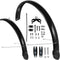 GANAZONO Bike Mudguards, Adjustable Road Mountain Bicycle Cycling Tire Front/Rear Mud Guards Fenders Set