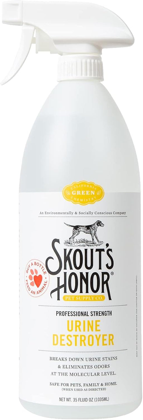 Skout's Honor Dog Urine Destroyer, Professional Strength, Plant-Powered, Cruelty-Free Urine Eliminator for