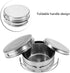 QANYEGN Set, Portable Stainless Steel Cookware Camping Mess Kit, Stainless Steel Camping Cookware for Camping or Other