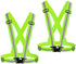 Reflective Vest Running Gear 2Pack, High Visibility Adjustable Safety Vest for Night Cycling and Jogging