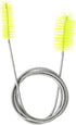 Stainless Double Ended Flexible Cleaning Brush for Canister Filter Tube Hose Pipe in Fish Tank Aquarium (Yellow)