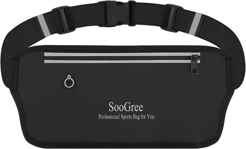 Running Belt Fanny Pack for Women and Men, Waterproof Waist Pack for Runners, Adjustable Strap for Sports