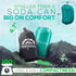 Gear Doctors Inflatable Camp Pillow, Backpacking Blow Up Pillow, Teal