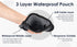 Golf Club Cleaner for Golf Bag - Waterproof Golf Ball Cleaner Pouch and Brush, Golf Club Bag Accessories