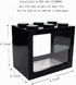 OMEM USB Mini Fish Tank, Desktop Micro-Landscape LED Aquarium Kit, Black