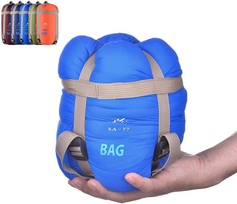 Warm Weather Sleeping Bag - Portable Waterproof Lightweight for Kids, Teens, Adults Camping
