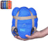 Warm Weather Sleeping Bag - Portable Waterproof Lightweight for Kids, Teens, Adults Camping