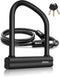 NDakter Heavy Duty Bike Locks - Anti Theft U Lock for Ebike, 18mm Shackle, 6FT Steel Security Cable