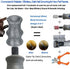 7760 7350, 2-Pack Stress-Free Diamond Dog Nail Grinder Bit Attachment for Dremel - Refill Tips & Replacement Heads Fit