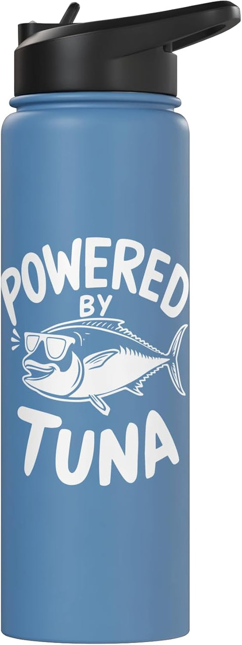 Tuna Fish Tuna Lovers Powered By Tuna Stainless Steel Insulated Water Bottle
