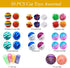 30 Pack LASOCUHOO Cat Toys Kitten Assortment - Rainbow, Crinkle, Sparkle, Bell & Sisal Balls for All Cats