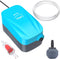 Pawfly Aquarium 15-40 GPH Compact Air Pump, Quiet Oxygen Aerator Pump with Air Stone and Accessories
