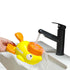 Nuytghr 8.66x5.51x4.33inches Interactive Food Dispenser for Cats, Automatic Cartoon Feeder, Duck-Shaped Cat Feeder