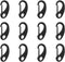 12Pack Carabiner Clips Spring Snap Hook Buckle Clasps for Flag Pole Clips, Marine Clips, Dog Leashes