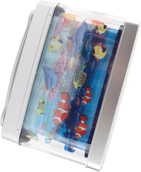 Sorandy USB Powered Fake Fish Tank, Dynamic Aquarium Lamp, Relaxing Sensory Night Light with HD Motion, Ideal for Kids