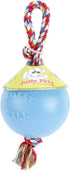 Jolly Pets Romp-n-Roll Dog Toy, 6 Inches/Medium, Blueberry, Model Number: 606 BB, All Breed Sizes