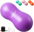 INPANY Peanut Ball - Anti Burst Exercise Ball for Labor Birthing, Physical Therapy, Core Strength, Home & Gym Fitness