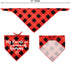 My Parents are Getting Me a Human, Plaid Dog Bandana, Pregnancy Announcement Dog Bandana, Gender Reveal Photo Prop Pet Scarves Decorations Accessories for Dog Lovers Owner Gift, Pack of 2