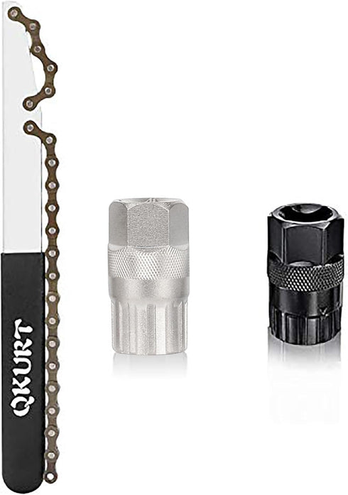 Universal Bike Chain Whip Tool Kit, Upgrade Sprocket Remover Tool, 3PCS for Cassette and Tourney