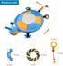 Idepet Dog Play Mat, Puppy Toy Mat with Chew Toys, Interactive Toy for Small Medium Dogs and Cats, All-in-One (Turtle)
