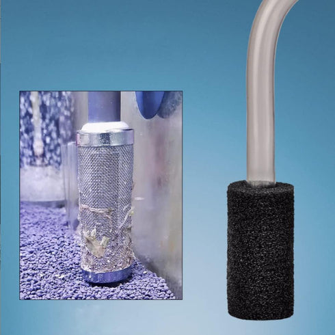 Aquarium Filter Cover, Stainless Steel Intake Strainer, Fish Shrimp Mesh Guard for 12mm Aquarium Intake Filter