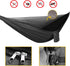 Oversized Rain Rope Tarp and Camping Hammock with Mosquito Net, Portable Single Double Hammock Set for Outdoor