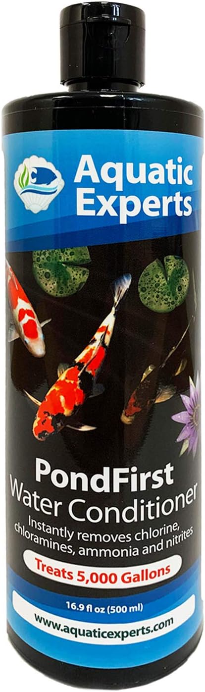 PondFirst Pond Water Conditioner - Concentrated Instant Dechlorinator for Fish Ponds, 500 ml