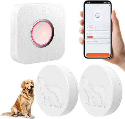WiFi Dog Door Bell for Potty Training to Go Outside, Smart Doggie