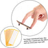 10pcs Finger Skateboard Tapes Nonslip Foams Grip Tapes White Tape for Fingerboards