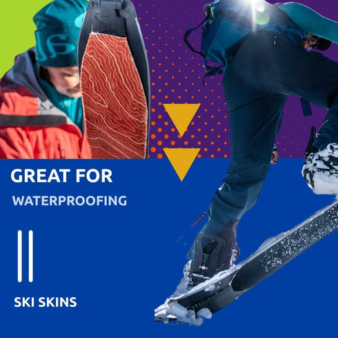 Backcountry Nikwax Ski Skin Proof Waterproofing, Enhances Performance, Prevents Ice Build Up, Ski Care, Liquid Wax