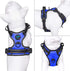 PHOEPET No Pull Dog Harness for Small Puppies, Reflective Adjustable Front Clip Vest with Soft Handle (M, Royal Blue)