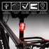 LED Safety Light, Clip On Strobe/Running Lights, Bike Tail Light with 5 Modes for Cycling, Hiking, Dogs, Kids