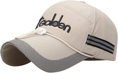 YOLAI Casual Reflective Running Cap Quick Dry Hat for Men Womens Summer Extension