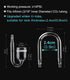 Aquarium Glass CO2 Diffuser Atomizer with Premium U Tube Check Valve and Suction Cup