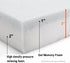 Dogbed4less Memory Foam Platform Dog Bed, Crate Mattress for Orthopedic Joint Relief with Waterproof Removable Cover,