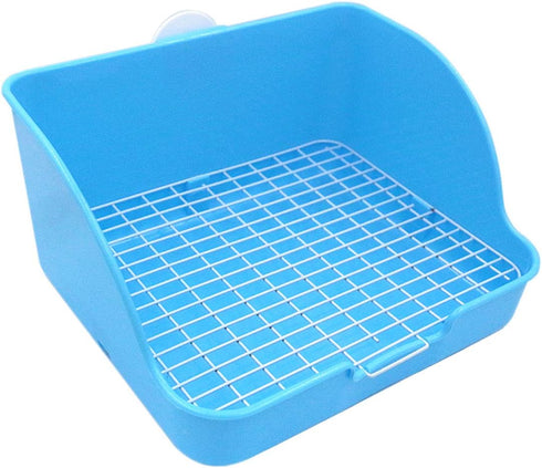 Rat Small Litter Box, 10"x8" Square Corner Litter Box Training Pan with
