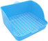 Rat Small Litter Box, 10"x8" Square Corner Litter Box Training Pan with