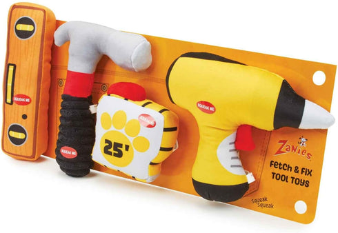 Zanies 4pc Fetch & Fix Tool Toys