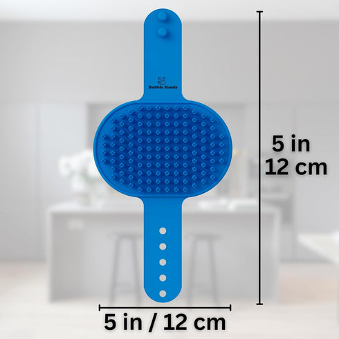 Dog Bath Brush - Silicone Grooming & Shedding Brush for Dogs & Cats, Pet Hair Removal Tool for Deep Clean & Massage