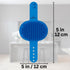 Dog Bath Brush - Silicone Grooming & Shedding Brush for Dogs & Cats, Pet Hair Removal Tool for Deep Clean & Massage