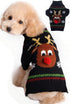 Dog Sweater for Christmas, Cartoon Reindeer Knitwear, Warm Clothes for Pet Cat