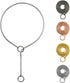 Heavy Duty Dog Choke Collar, Slip Dog P Chain Snake Collar for Small Large Dogs (Black/Gold/Silver/Rose Gold,