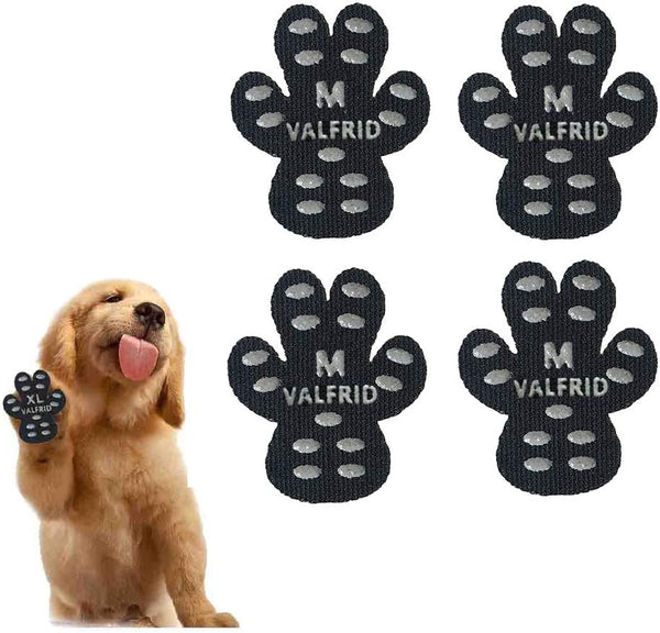 Anti-Slip Dog Paw Protector Grips to Keep Dogs from Slipping on Hardwood Floors, Disposable Booties Socks (M, 40 Pieces)